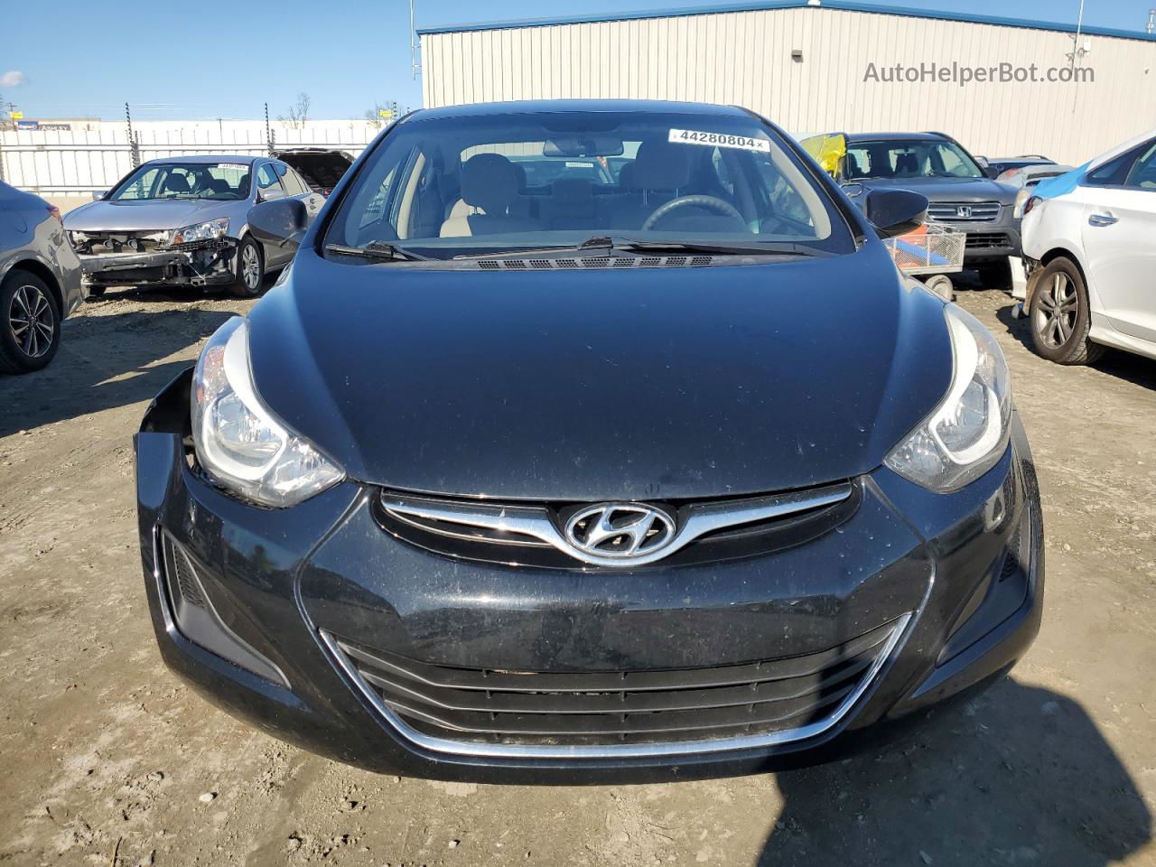 2016 Hyundai Elantra Se Black vin: 5NPDH4AEXGH769999