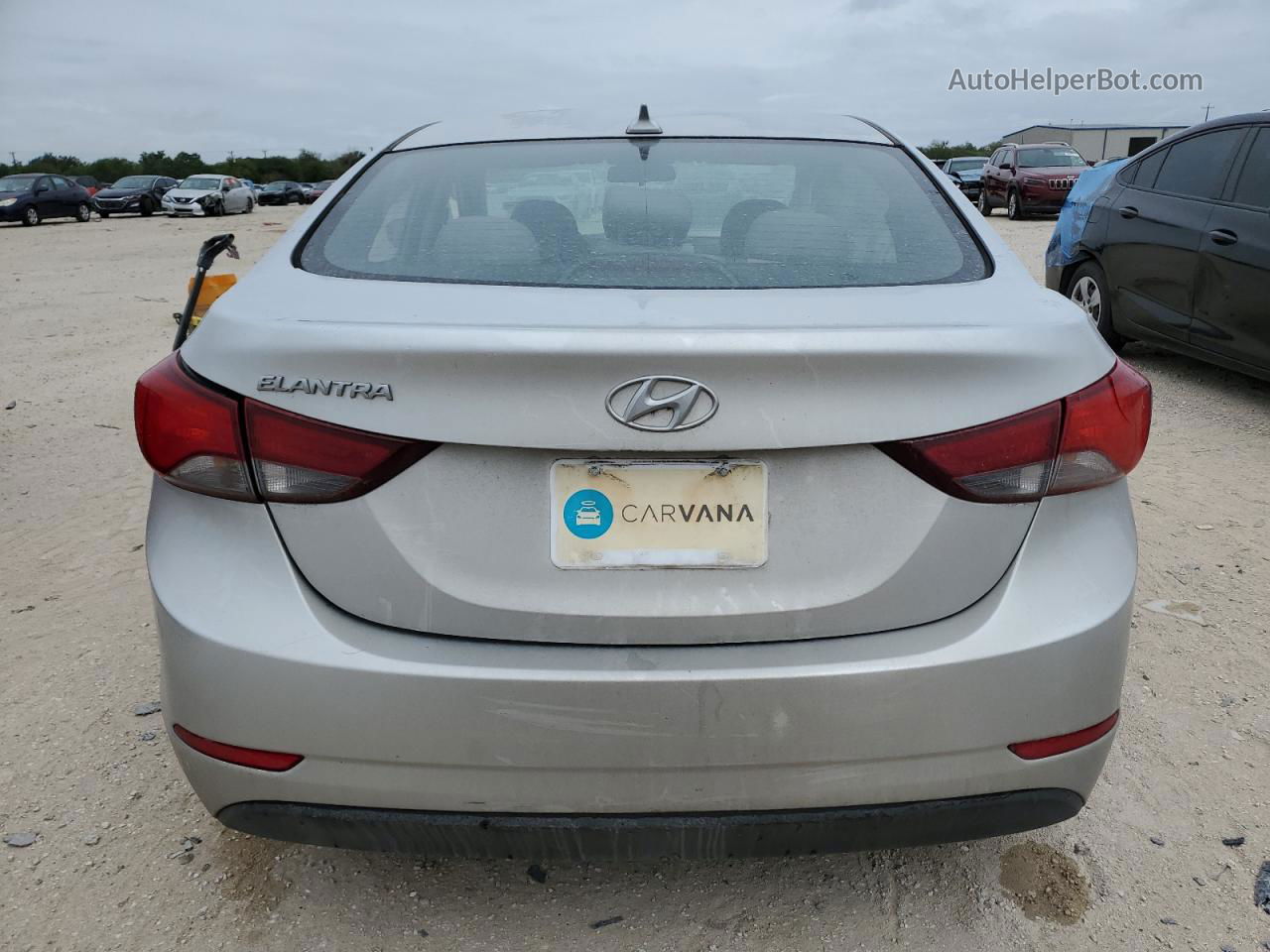 2016 Hyundai Elantra Se Серебряный vin: 5NPDH4AEXGH783126