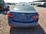 2016 Hyundai Elantra Se Синий vin: 5NPDH4AEXGH786561