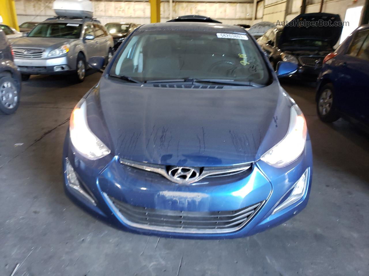 2016 Hyundai Elantra Se Blue vin: 5NPDH4AEXGH788911