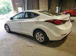 2016 Hyundai Elantra Se White vin: 5NPDH4AEXGH794627