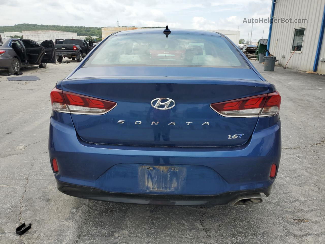 2018 Hyundai Sonata Eco Blue vin: 5NPE24AA2JH717874