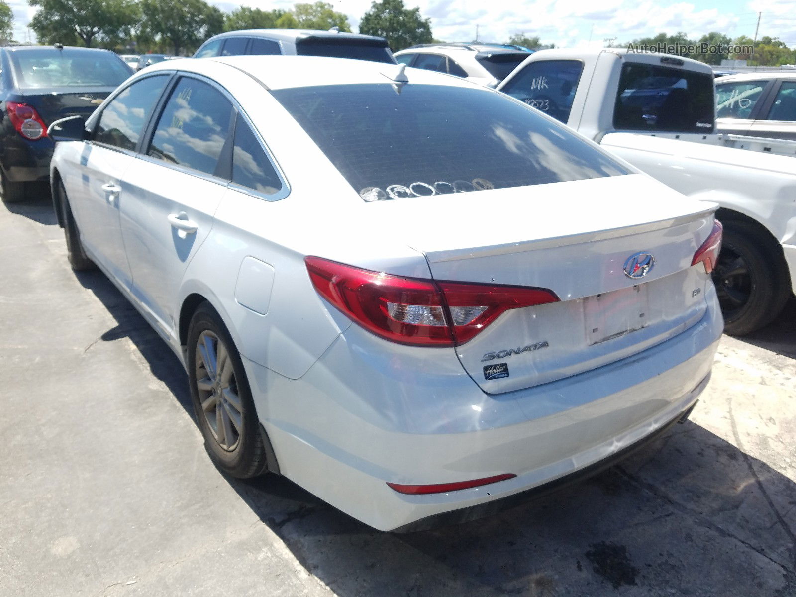 2017 Hyundai Sonata Eco White vin: 5NPE24AA3HH509450