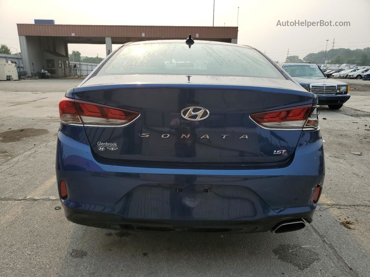 2018 Hyundai Sonata Eco Blue vin: 5NPE24AA6JH714556