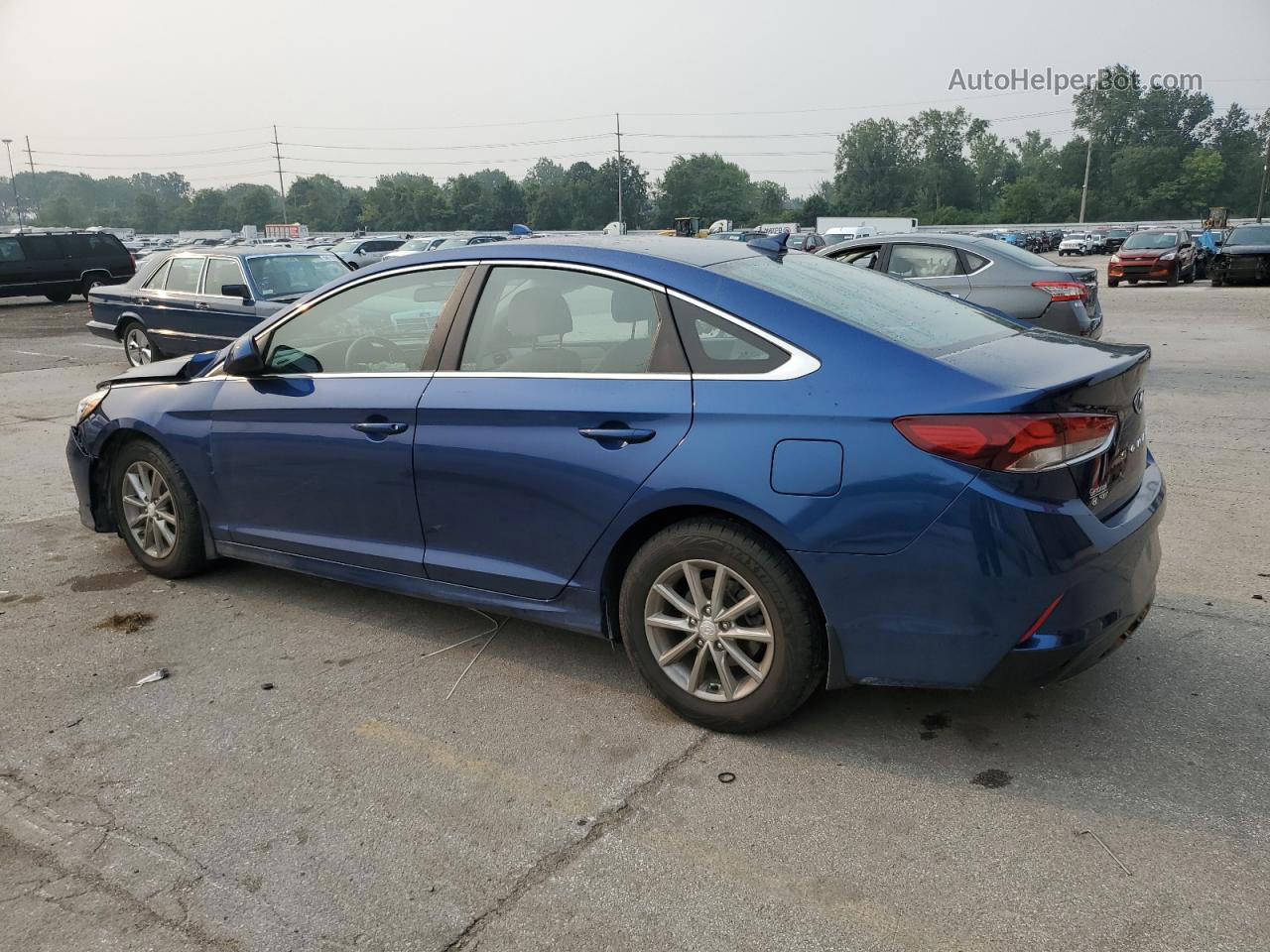 2018 Hyundai Sonata Eco Blue vin: 5NPE24AA6JH714556