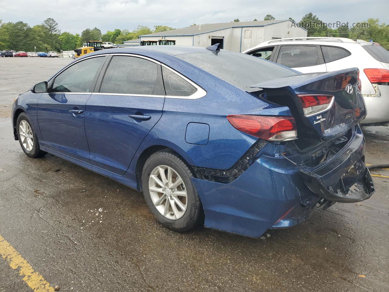 2018 Hyundai Sonata Eco Blue vin: 5NPE24AA6JH716968