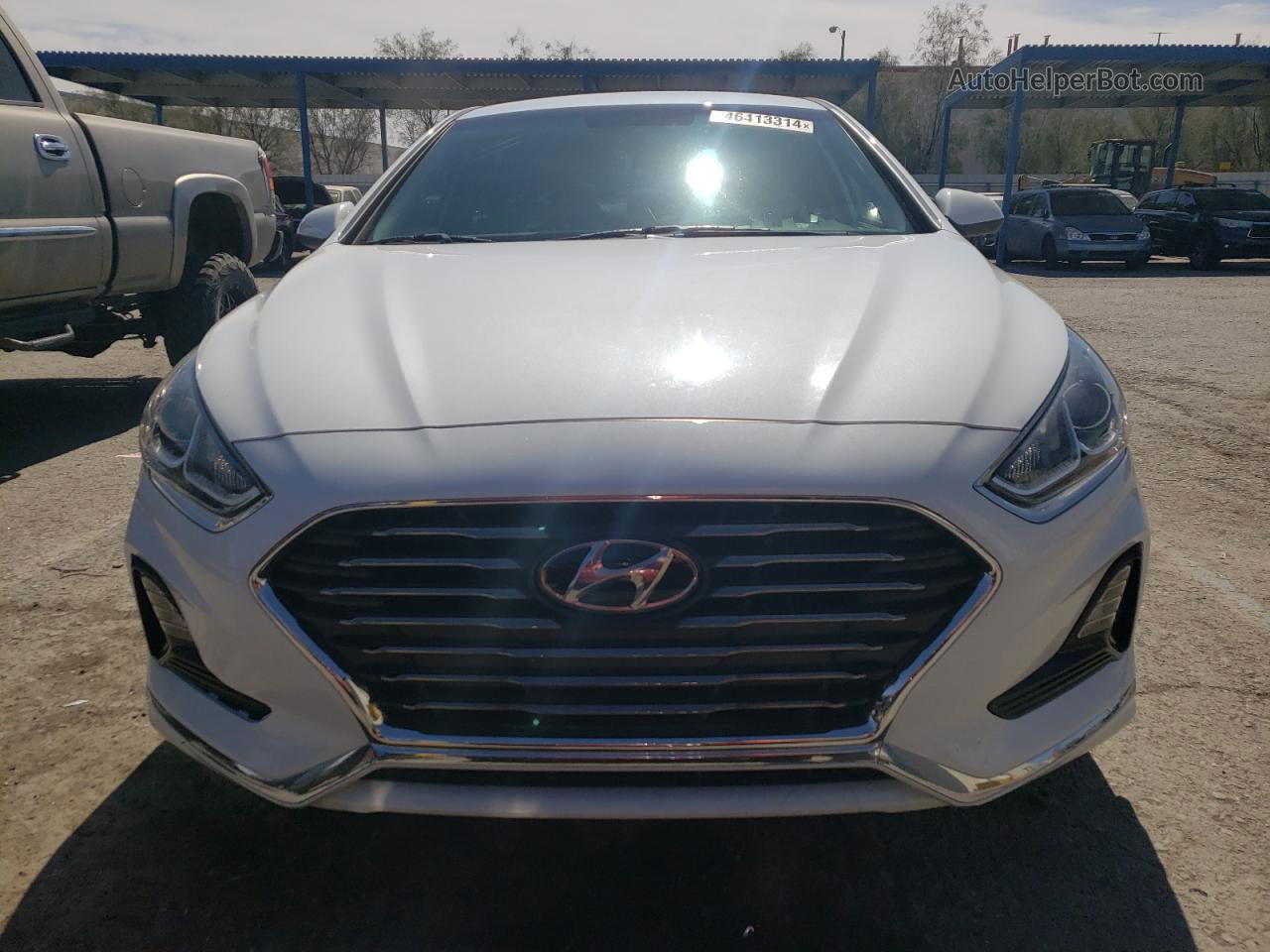 2018 Hyundai Sonata Eco White vin: 5NPE24AAXJH707884