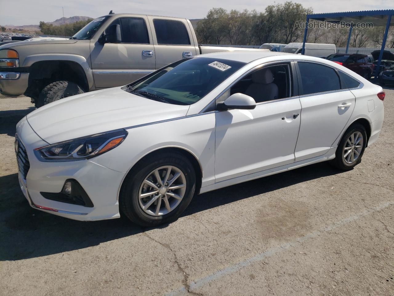 2018 Hyundai Sonata Eco White vin: 5NPE24AAXJH707884