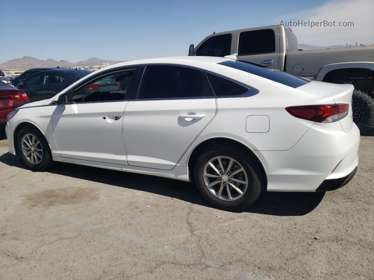 2018 Hyundai Sonata Eco White vin: 5NPE24AAXJH707884