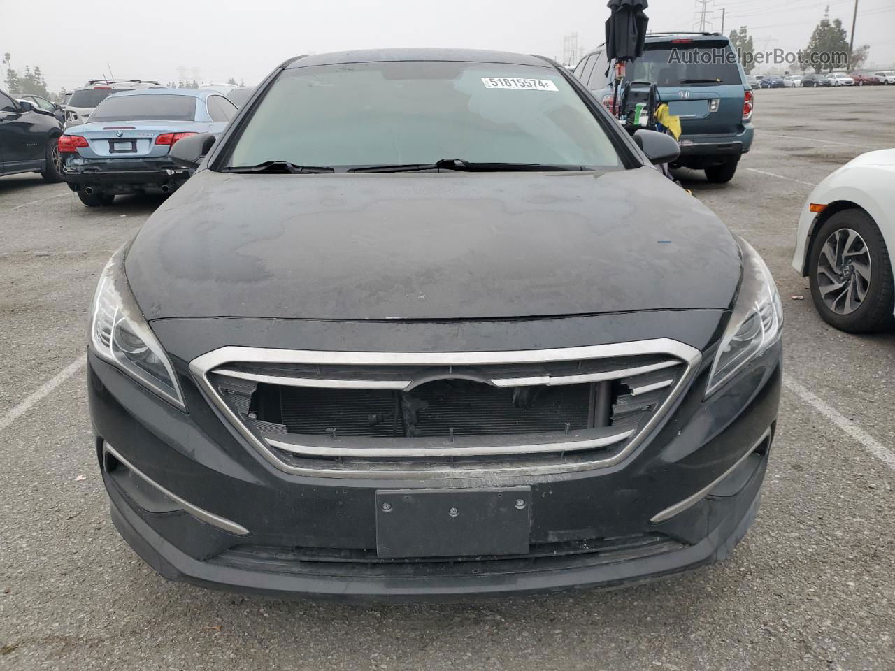 2017 Hyundai Sonata Se Черный vin: 5NPE24AF0HH438753