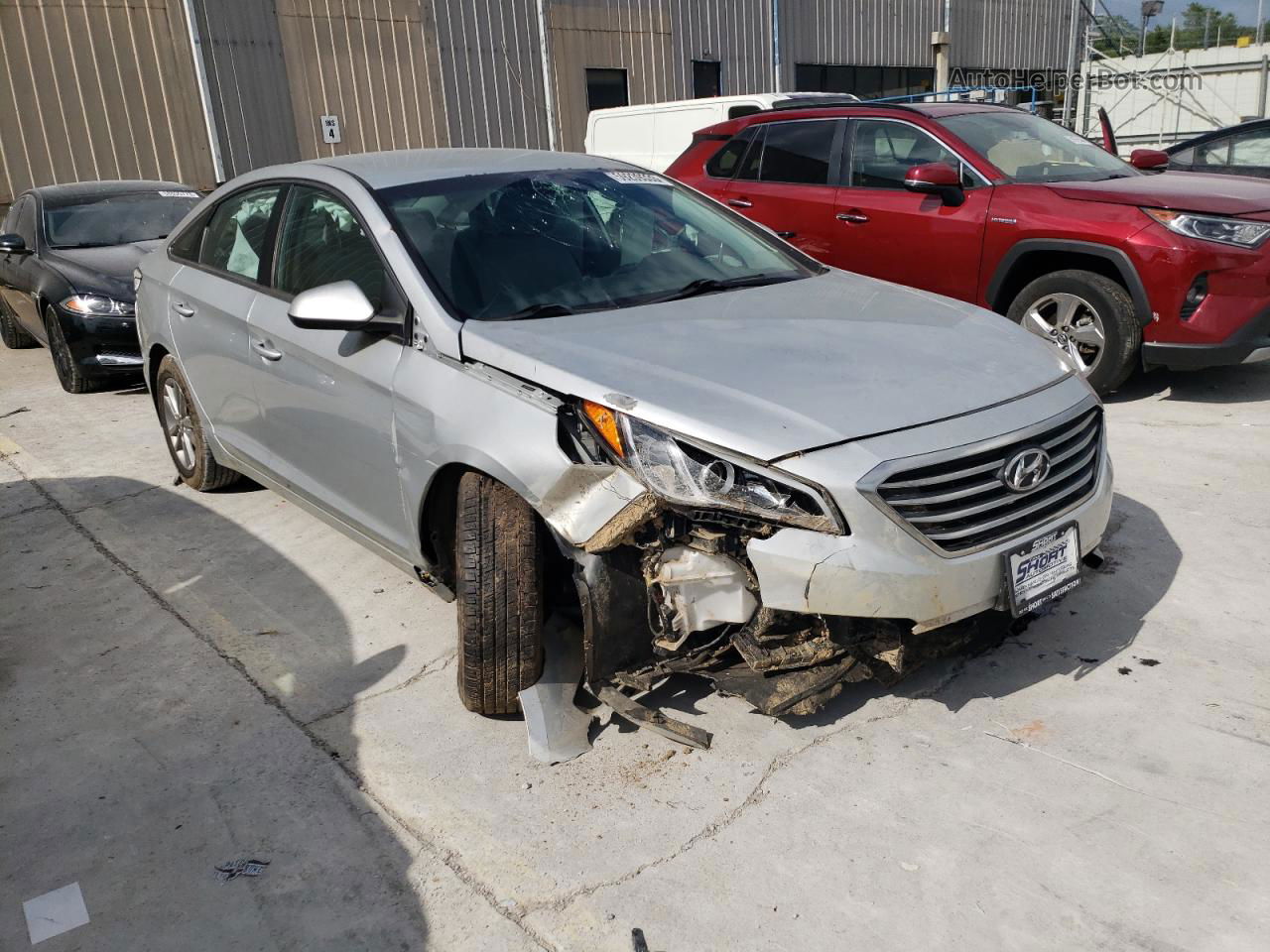 2017 Hyundai Sonata Se Gray vin: 5NPE24AF0HH473664