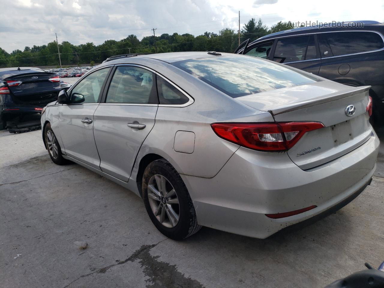 2017 Hyundai Sonata Se Gray vin: 5NPE24AF0HH473664