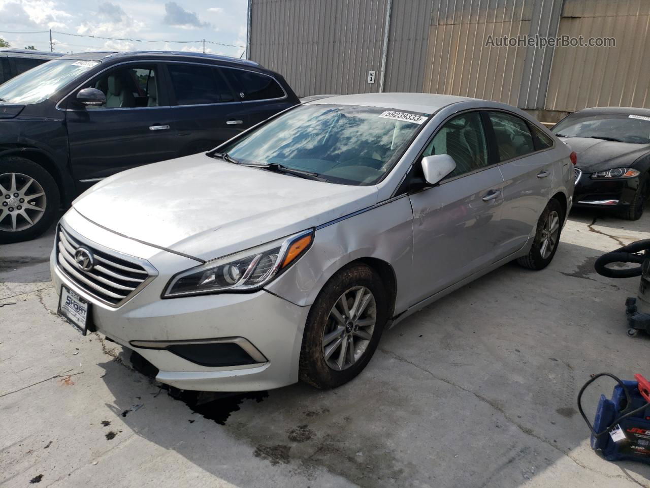 2017 Hyundai Sonata Se Серый vin: 5NPE24AF0HH473664