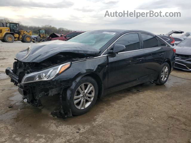 2017 Hyundai Sonata Se Черный vin: 5NPE24AF0HH482669