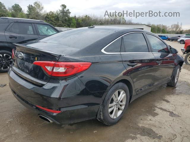 2017 Hyundai Sonata Se Черный vin: 5NPE24AF0HH482669