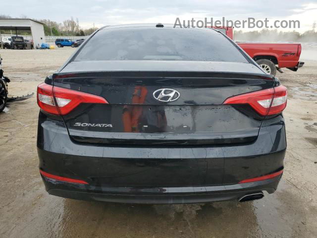 2017 Hyundai Sonata Se Черный vin: 5NPE24AF0HH482669