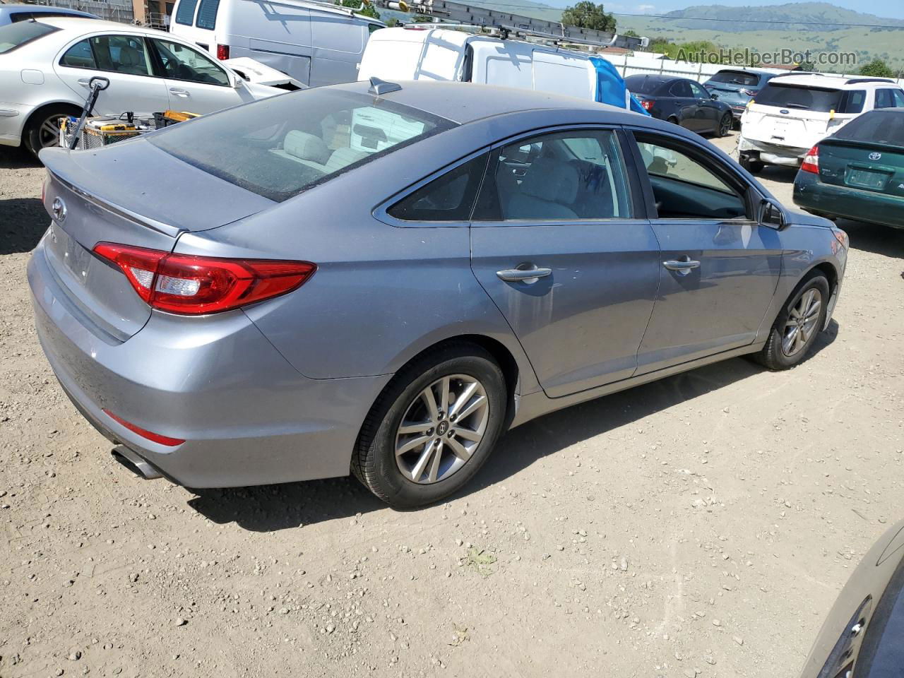 2017 Hyundai Sonata Se Silver vin: 5NPE24AF0HH494093