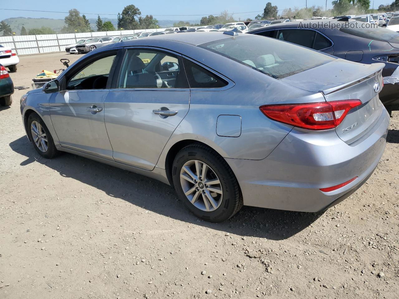 2017 Hyundai Sonata Se Серебряный vin: 5NPE24AF0HH494093