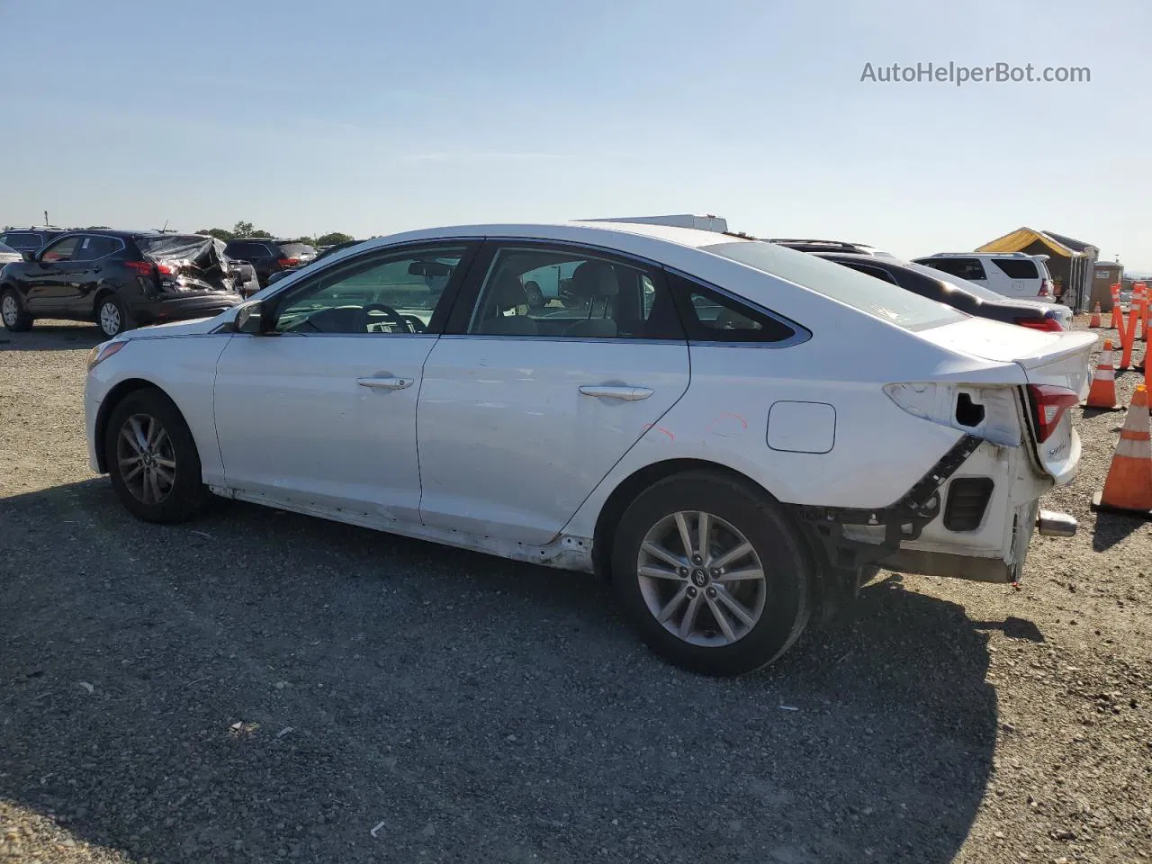 2017 Hyundai Sonata Se White vin: 5NPE24AF0HH527478