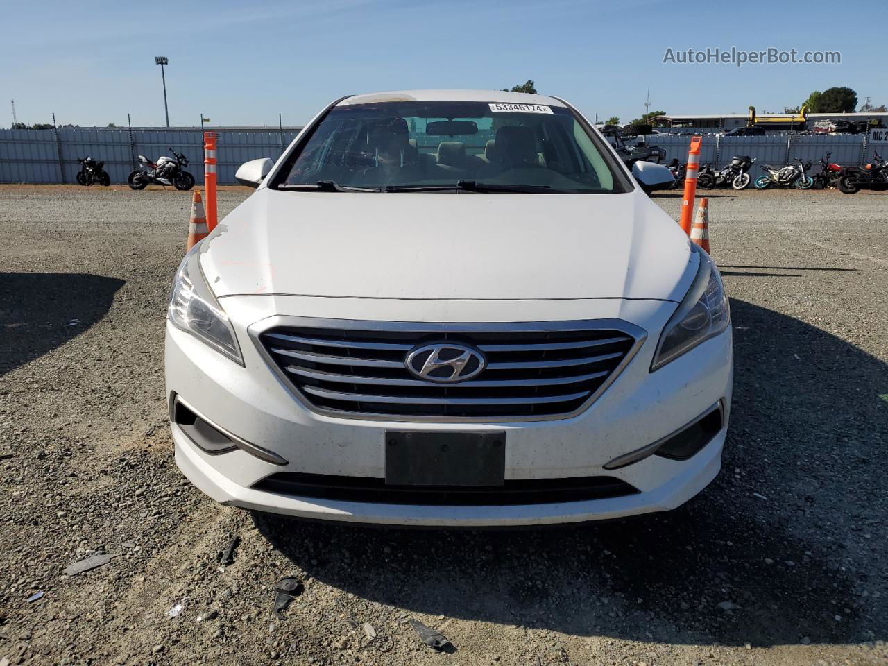 2017 Hyundai Sonata Se White vin: 5NPE24AF0HH527478