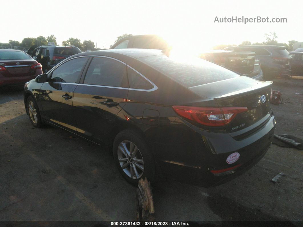 2017 Hyundai Sonata Se Black vin: 5NPE24AF0HH537816