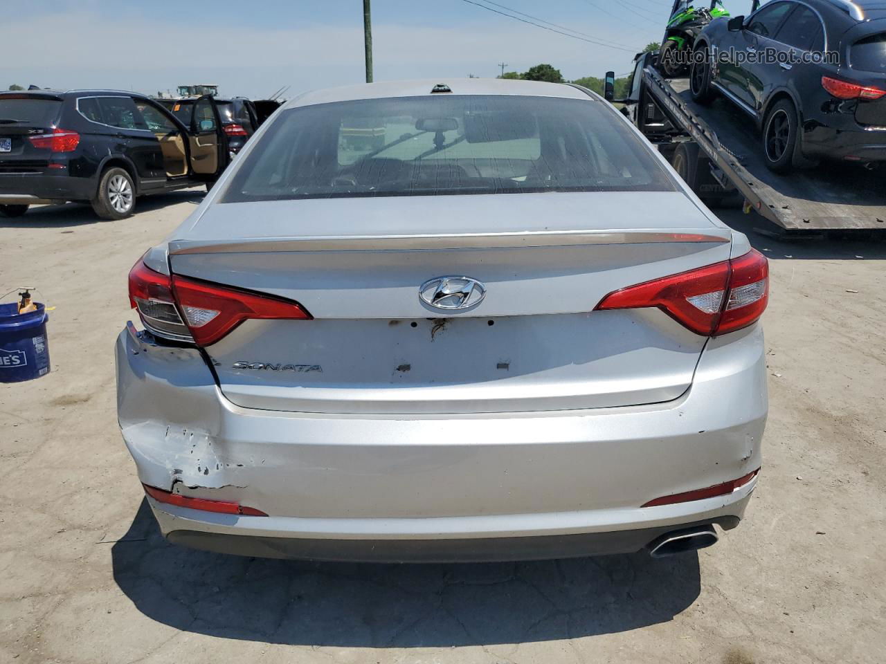 2017 Hyundai Sonata Se Серебряный vin: 5NPE24AF0HH540926