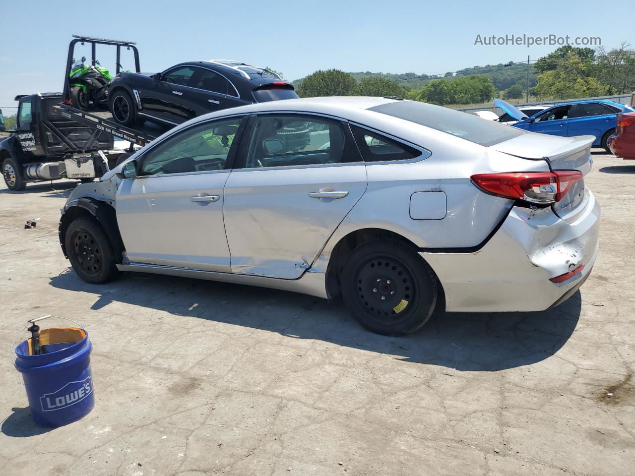 2017 Hyundai Sonata Se Silver vin: 5NPE24AF0HH540926