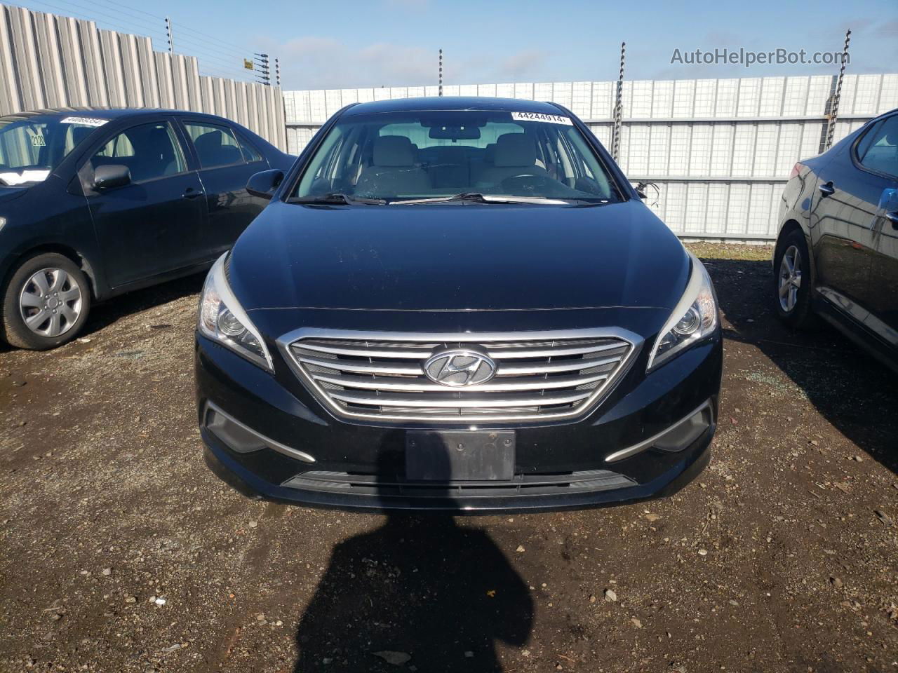 2017 Hyundai Sonata Se Black vin: 5NPE24AF0HH542773