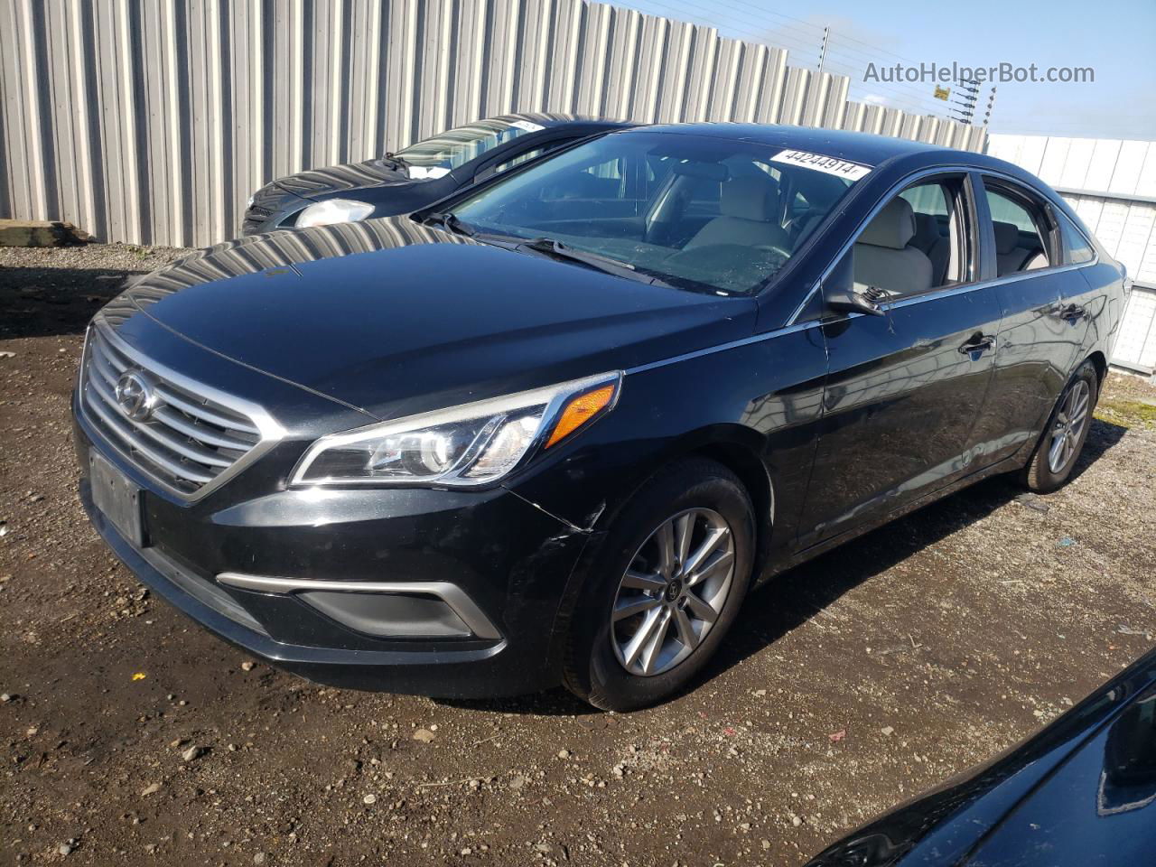 2017 Hyundai Sonata Se Black vin: 5NPE24AF0HH542773