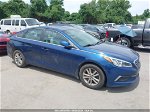 2017 Hyundai Sonata Se Синий vin: 5NPE24AF0HH568208