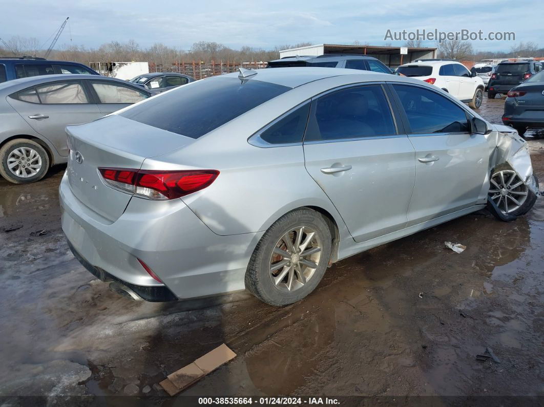 2018 Hyundai Sonata Se Silver vin: 5NPE24AF0JH646671