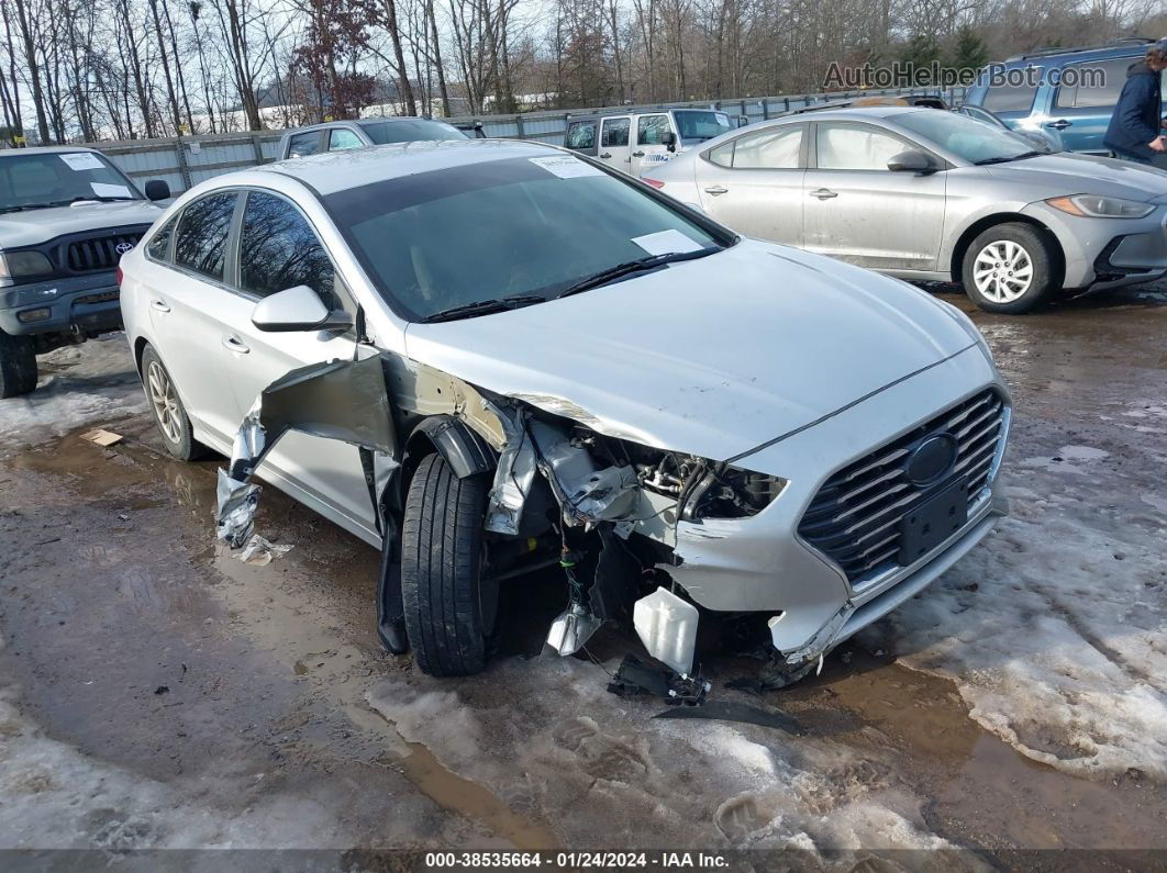 2018 Hyundai Sonata Se Silver vin: 5NPE24AF0JH646671