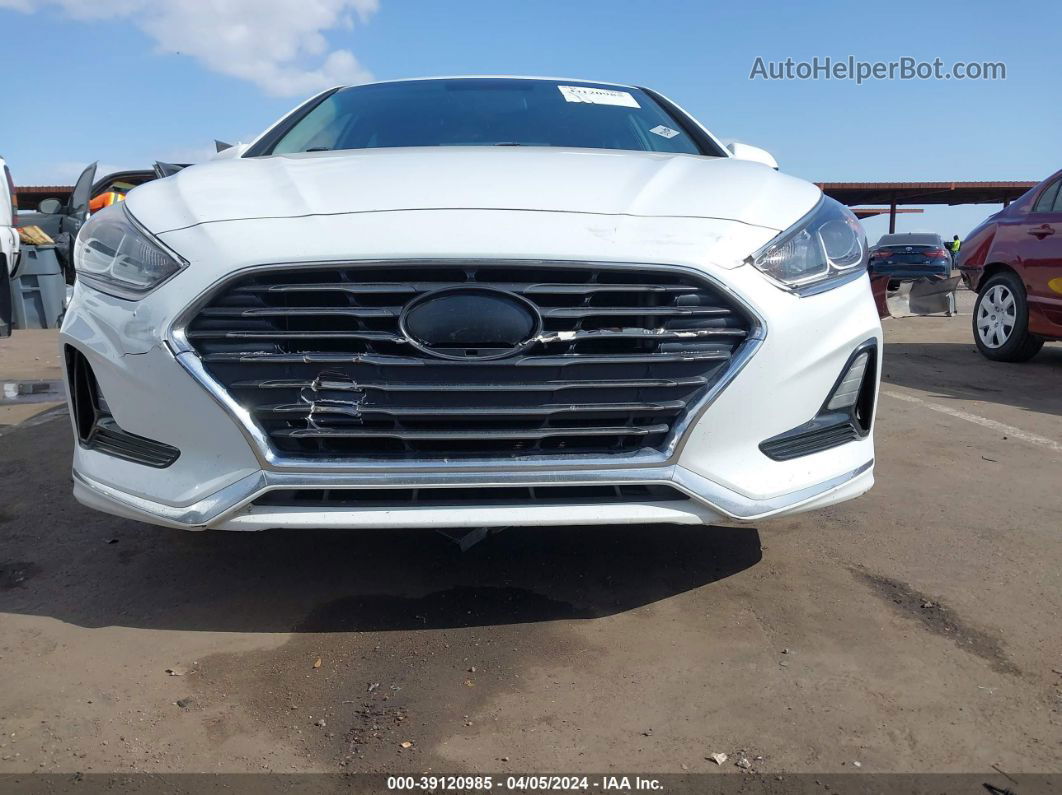 2018 Hyundai Sonata Se White vin: 5NPE24AF0JH683042