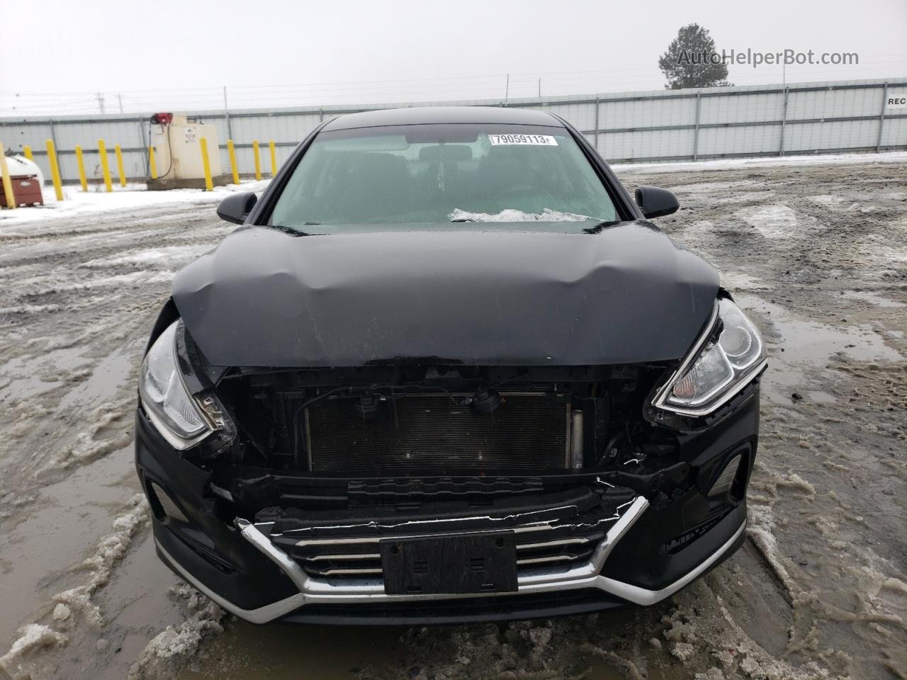 2018 Hyundai Sonata Se Черный vin: 5NPE24AF0JH699774