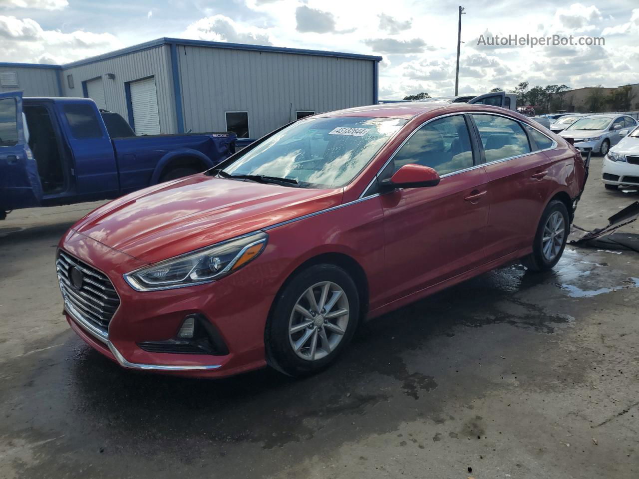 2018 Hyundai Sonata Se Красный vin: 5NPE24AF0JH700387