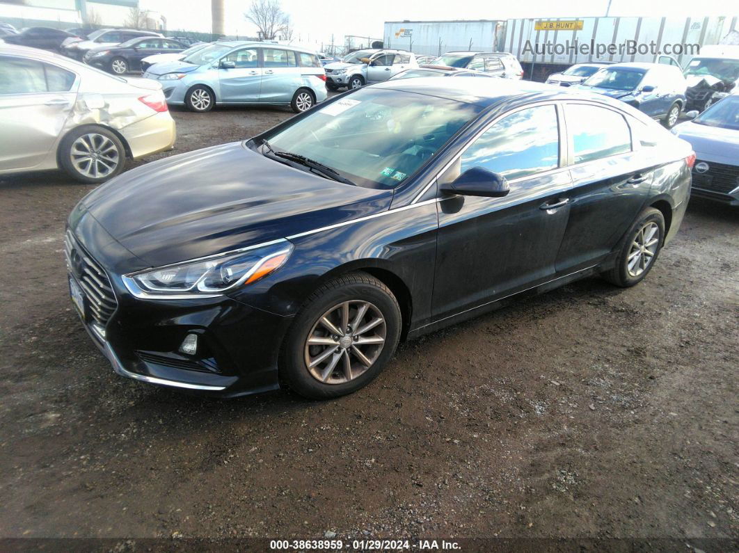 2018 Hyundai Sonata Se Black vin: 5NPE24AF0JH713186