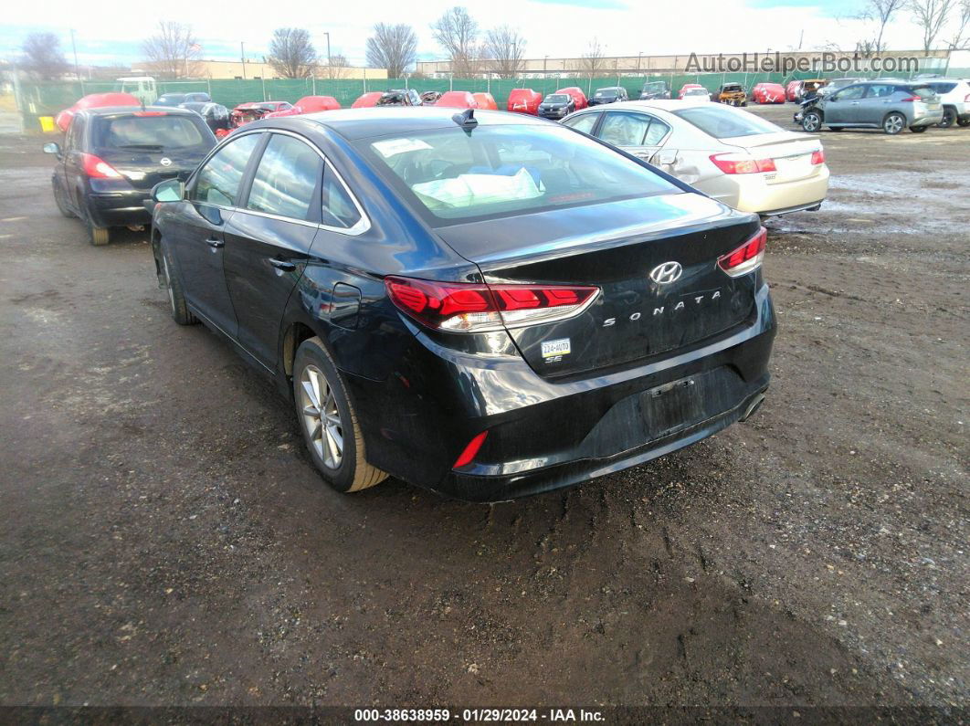 2018 Hyundai Sonata Se Black vin: 5NPE24AF0JH713186