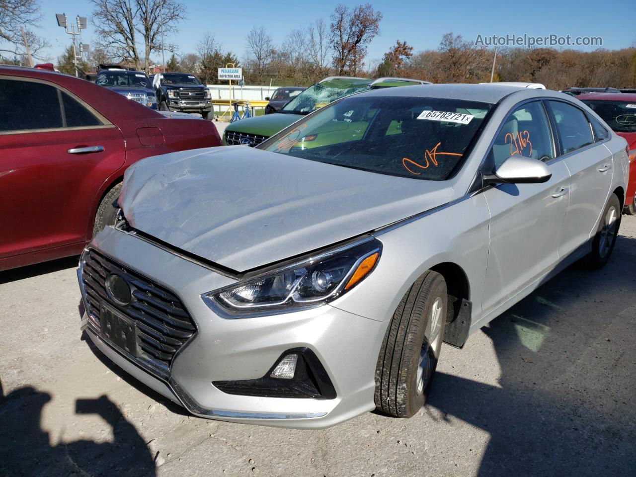 2018 Hyundai Sonata Se Silver vin: 5NPE24AF0JH713298