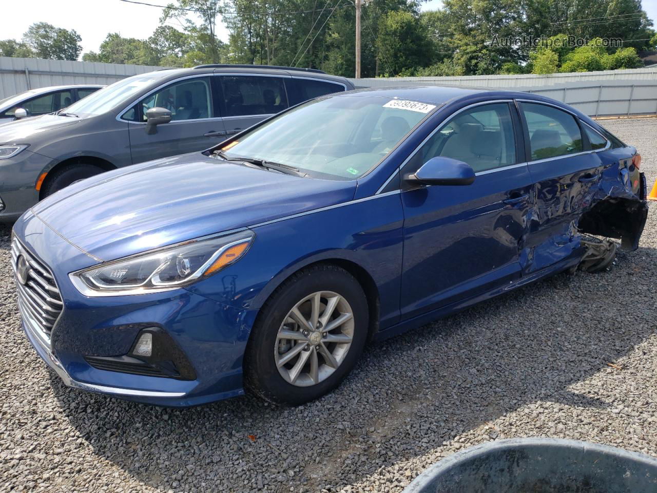 2018 Hyundai Sonata Se Blue vin: 5NPE24AF0JH715407