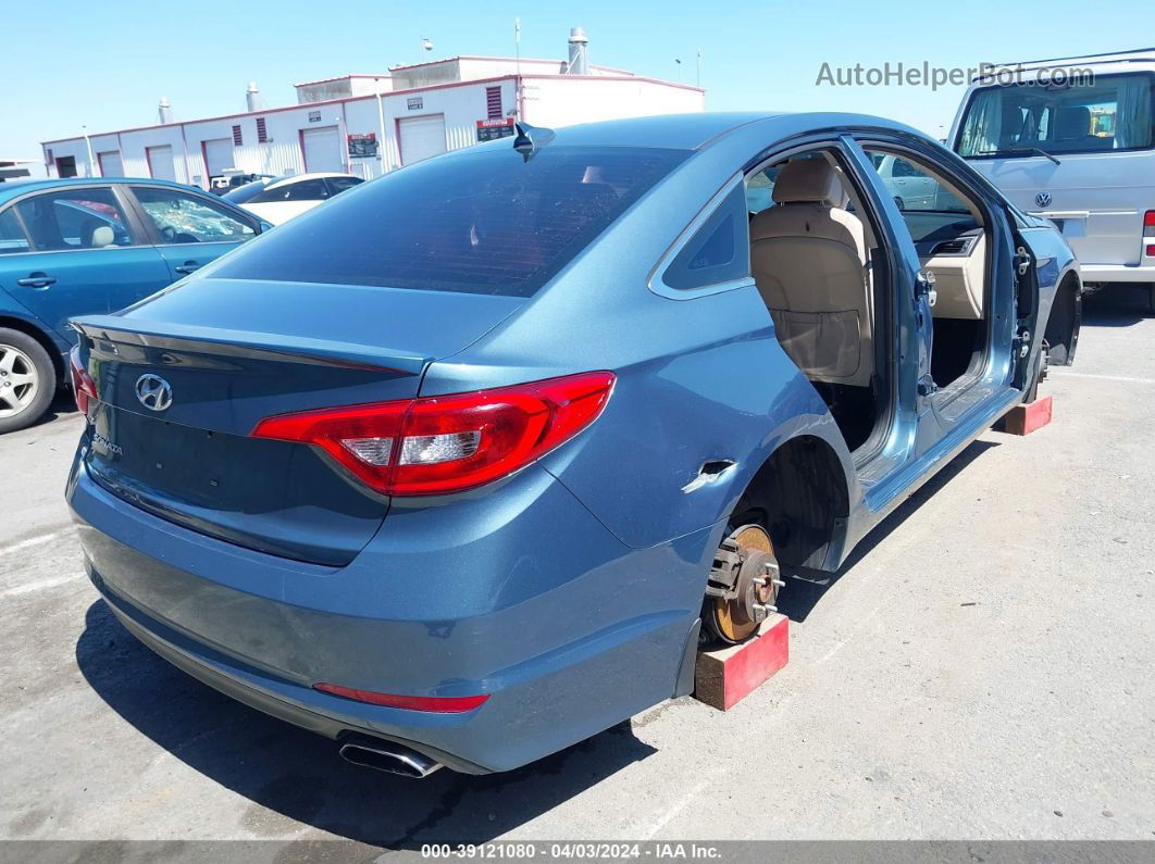 2017 Hyundai Sonata Se Blue vin: 5NPE24AF1HH437904