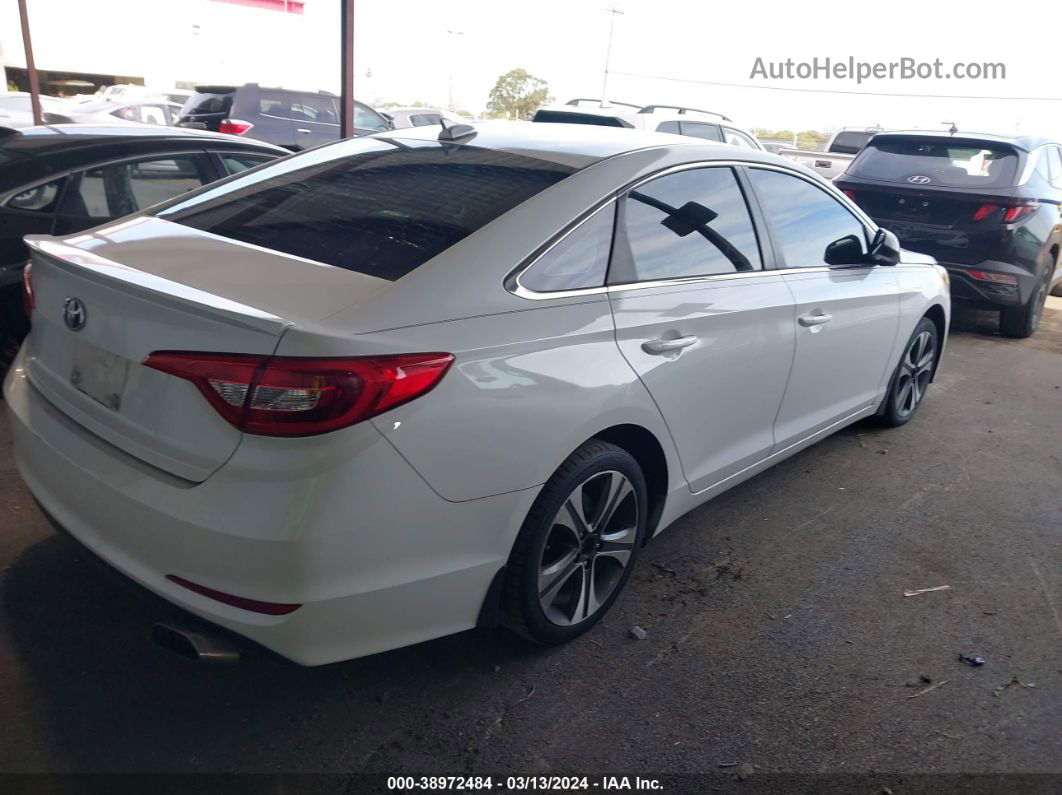 2017 Hyundai Sonata Se White vin: 5NPE24AF1HH472586