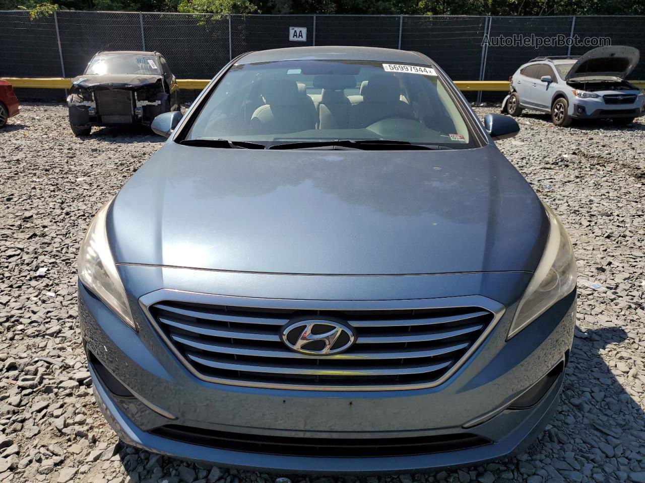 2017 Hyundai Sonata Se Blue vin: 5NPE24AF1HH482700