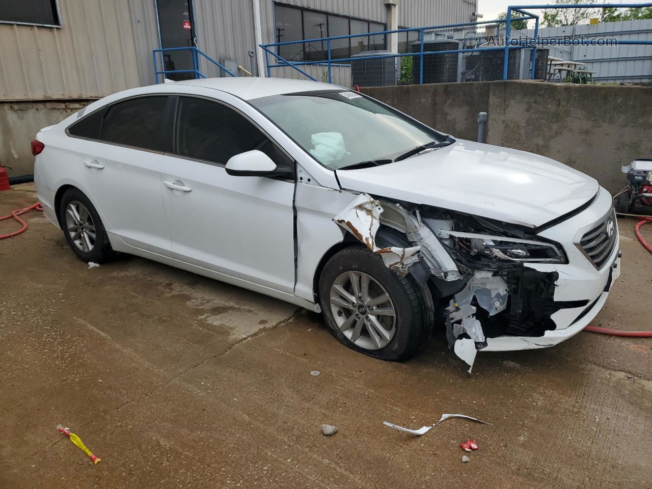 2017 Hyundai Sonata Se White vin: 5NPE24AF1HH501603