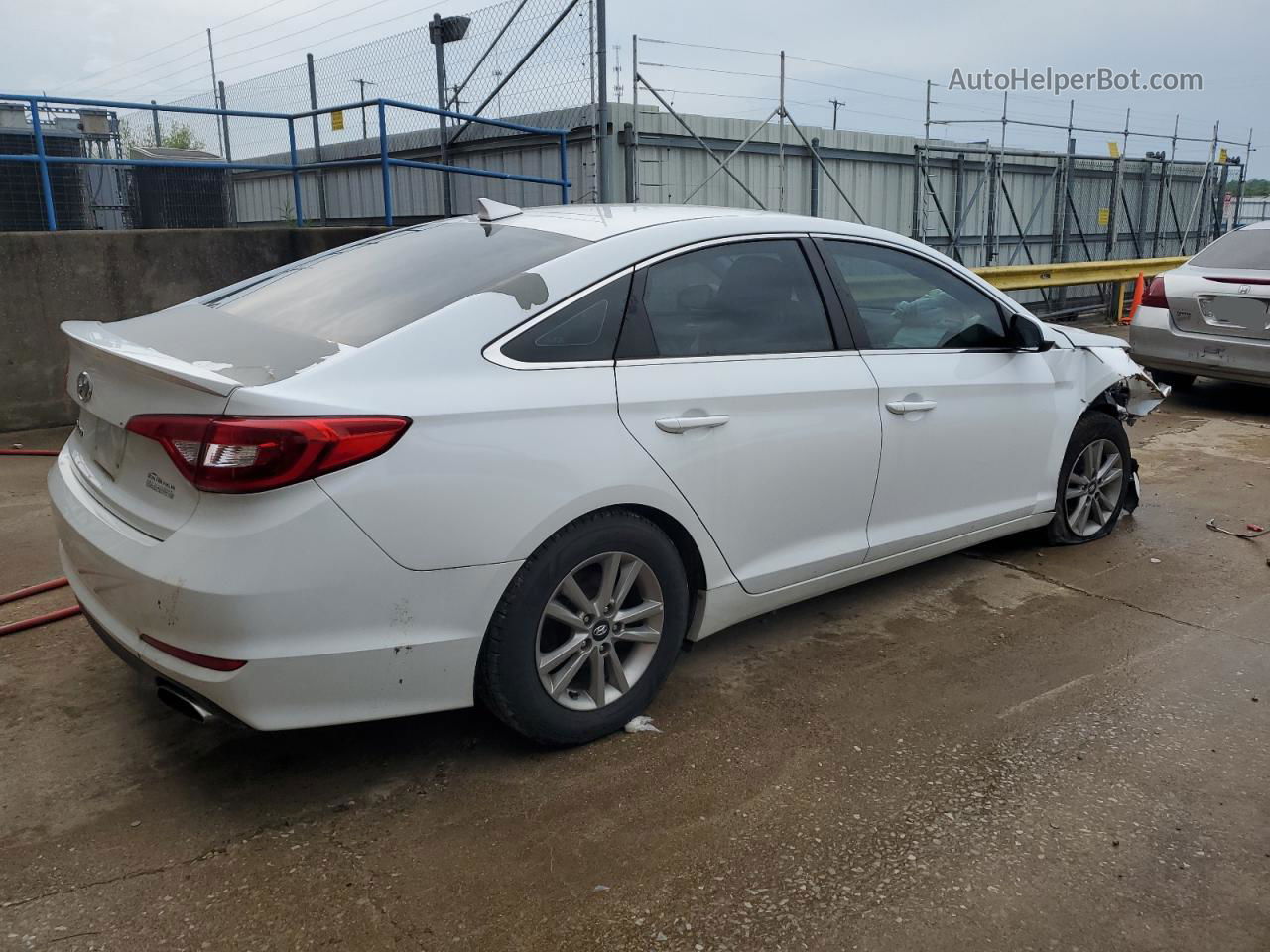 2017 Hyundai Sonata Se White vin: 5NPE24AF1HH501603