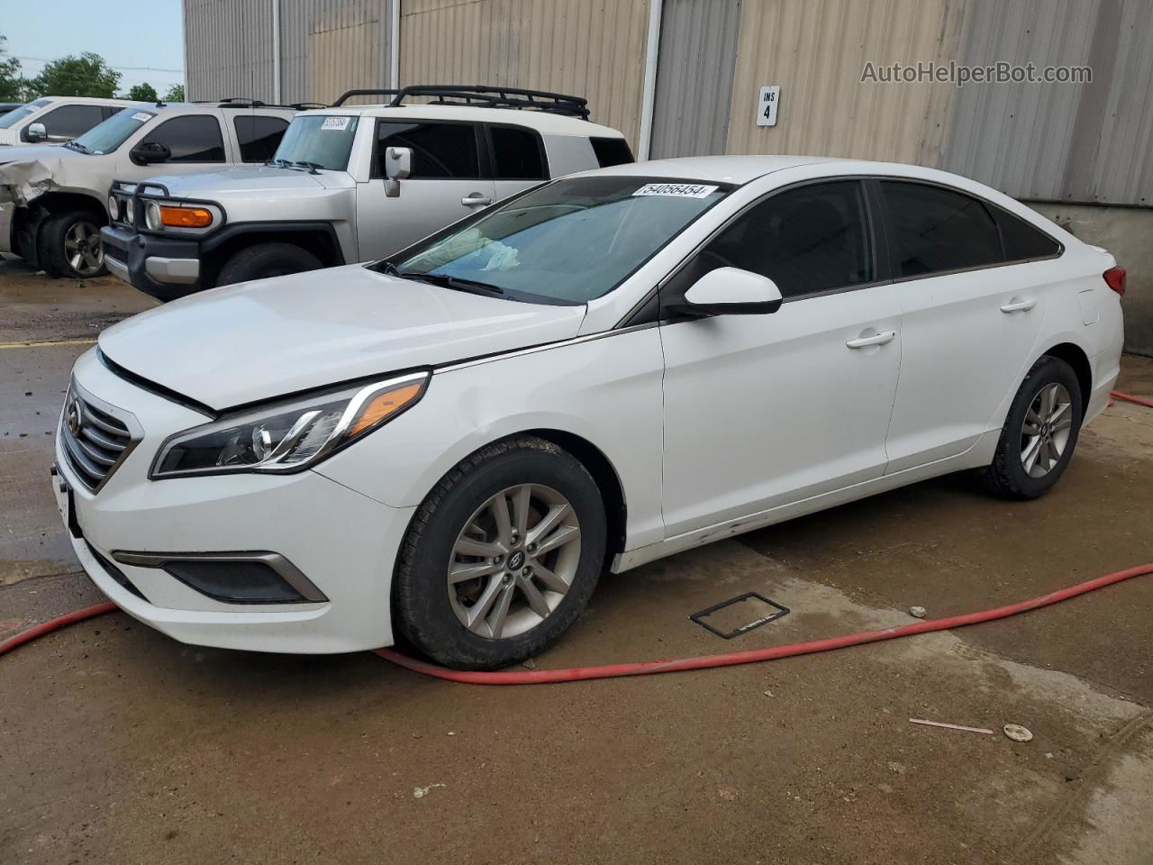 2017 Hyundai Sonata Se Белый vin: 5NPE24AF1HH501603