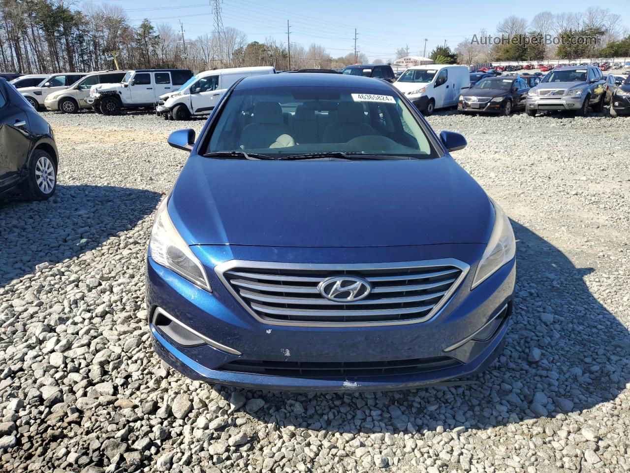 2017 Hyundai Sonata Se Blue vin: 5NPE24AF1HH536903