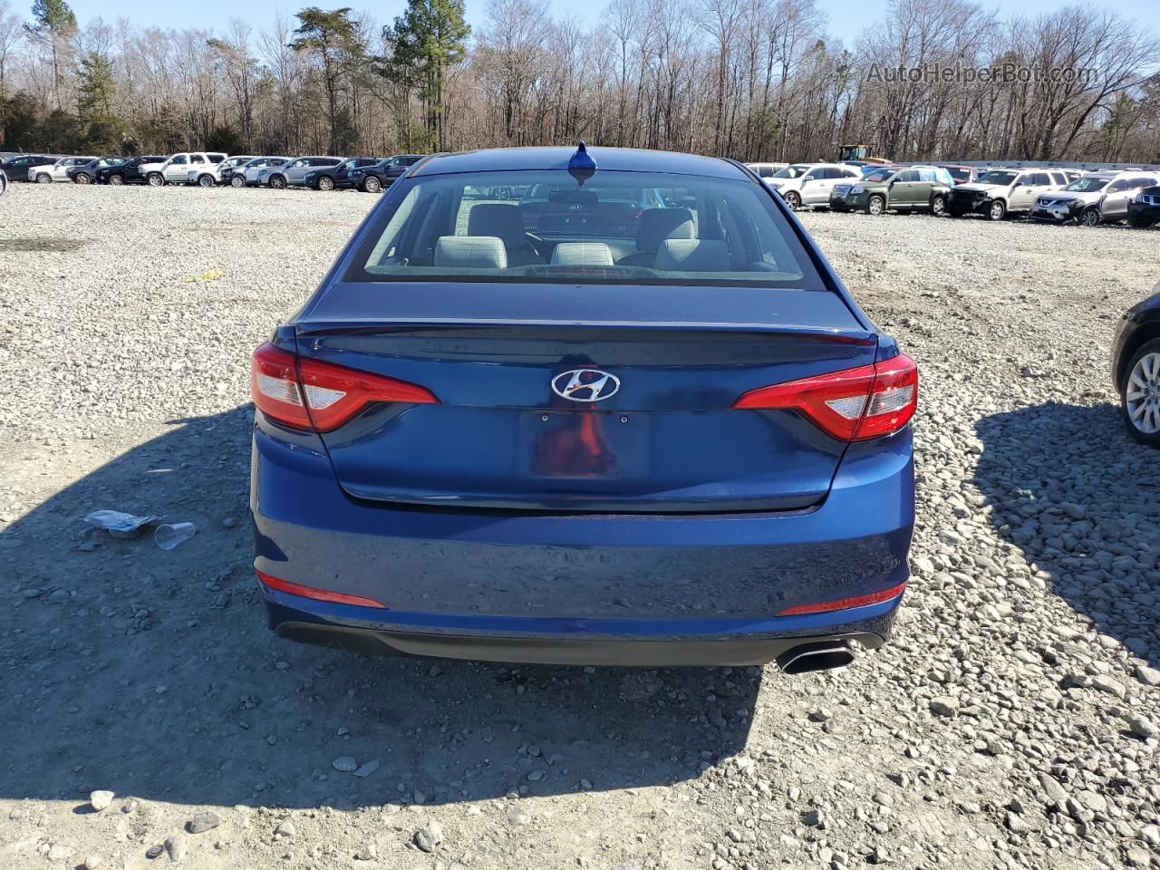 2017 Hyundai Sonata Se Blue vin: 5NPE24AF1HH536903