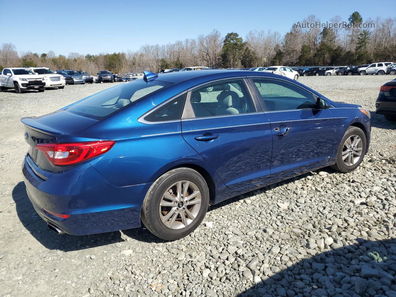 2017 Hyundai Sonata Se Blue vin: 5NPE24AF1HH536903