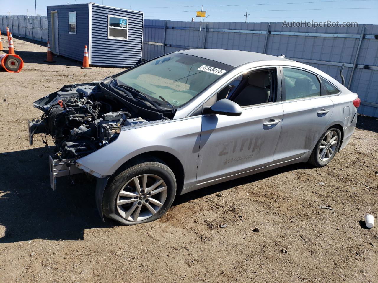 2017 Hyundai Sonata Se Silver vin: 5NPE24AF1HH567679