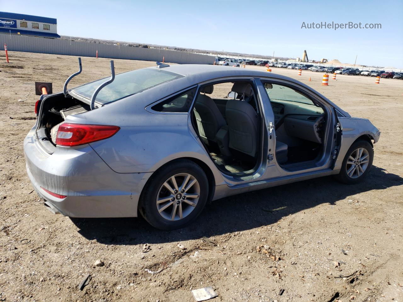 2017 Hyundai Sonata Se Silver vin: 5NPE24AF1HH567679